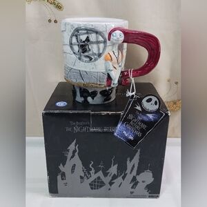 NECA Nightmare Before Christmas "Sally & Dr.Finkelstein" 3D Mug